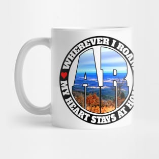 Heart Stays Home - Arkansas Mug